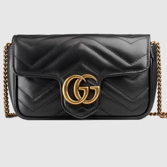 Gucci Handbags - Gucci Marmont Super Mini Flap Crossbody